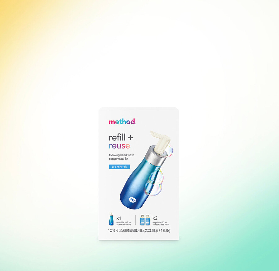 pěnivé mytí rukou koncentráty startovací sada