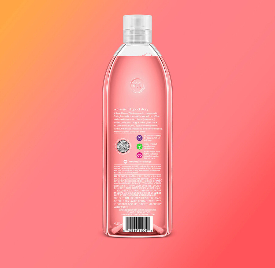 náplň do pěnového mycího prostředku na ruce